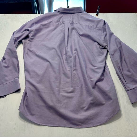 U.S. Polo Assn. Wrinkle-Free Button Down Shirt Men’s XL Purple 17 34/35 - Picture 7 of 10